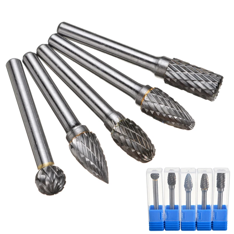 5Pcs 6mm Routing Router Drill Bits Set Wood Stone Metal Root Carving Milling Cutter Carbide Rotary Tools
5Pcs 6mm Routing Router Drill Bits Set Wood Stone Metal Root Carving Milling Cutter Carbide Rotary Tools
