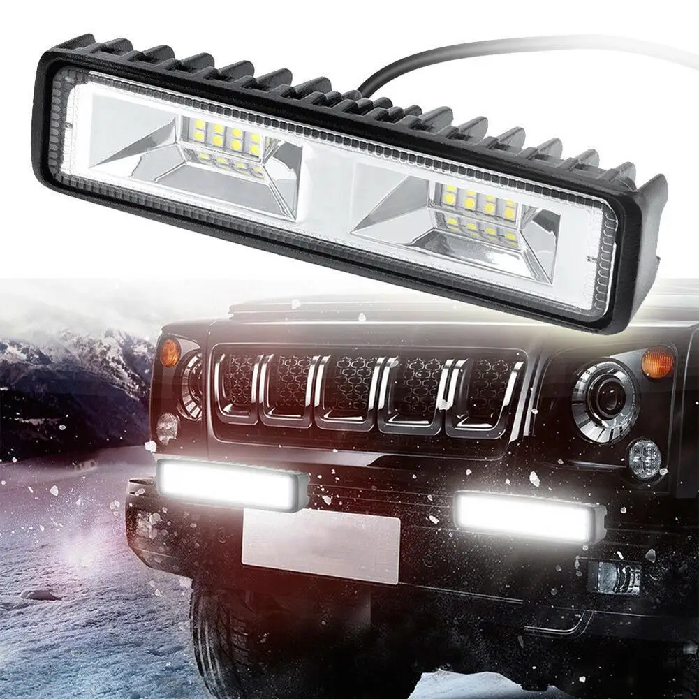 1PC 48W Led Light Bar Offroad Spotlight for Car SUV Motorcycle ATVs Trucks Boat Work Light Spot Light LED Work Light DC12-24V
1PC 48W Led Light Bar Offroad Spotlight for Car SUV Motorcycle ATVs Trucks Boat Work Light Spot Light LED Work Light DC12-24V
