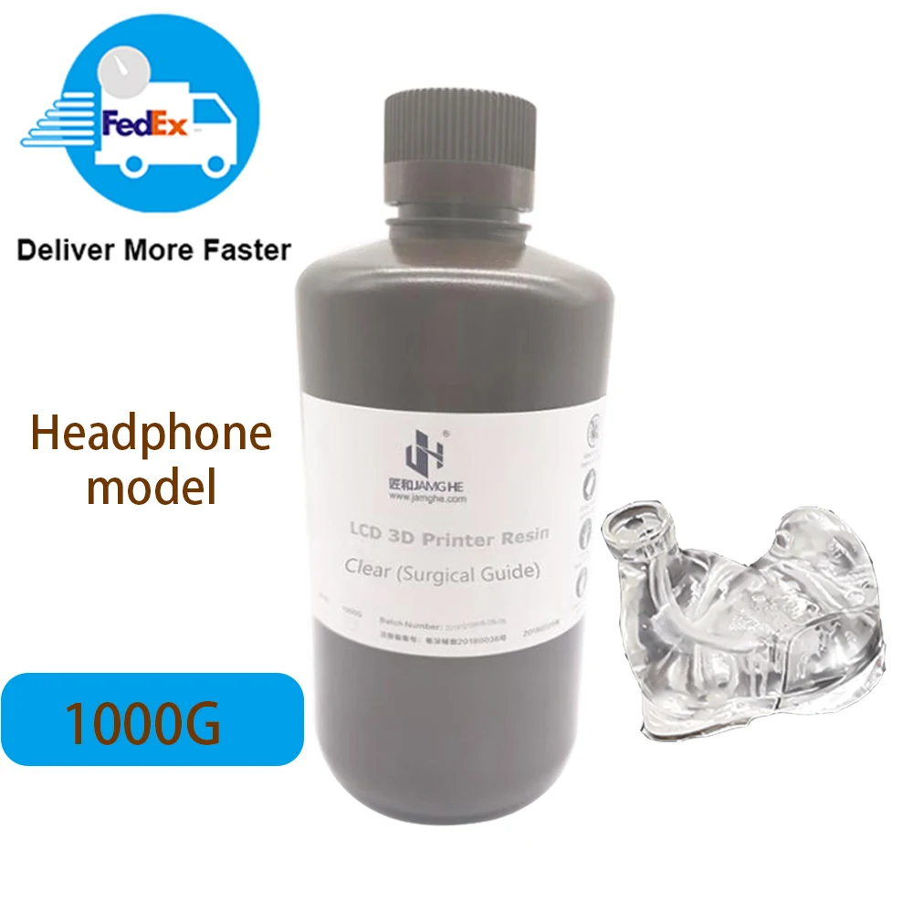 JAMGHE Headphone Model 1000G High Transparency Resin 3D Printer Shadow For Anycubic 3D Printer Resin Heater 3D Printer Resin
JAMGHE Headphone Model 1000G High Transparency Resin 3D Printer Shadow For Anycubic 3D Printer Resin Heater 3D Printer Resin