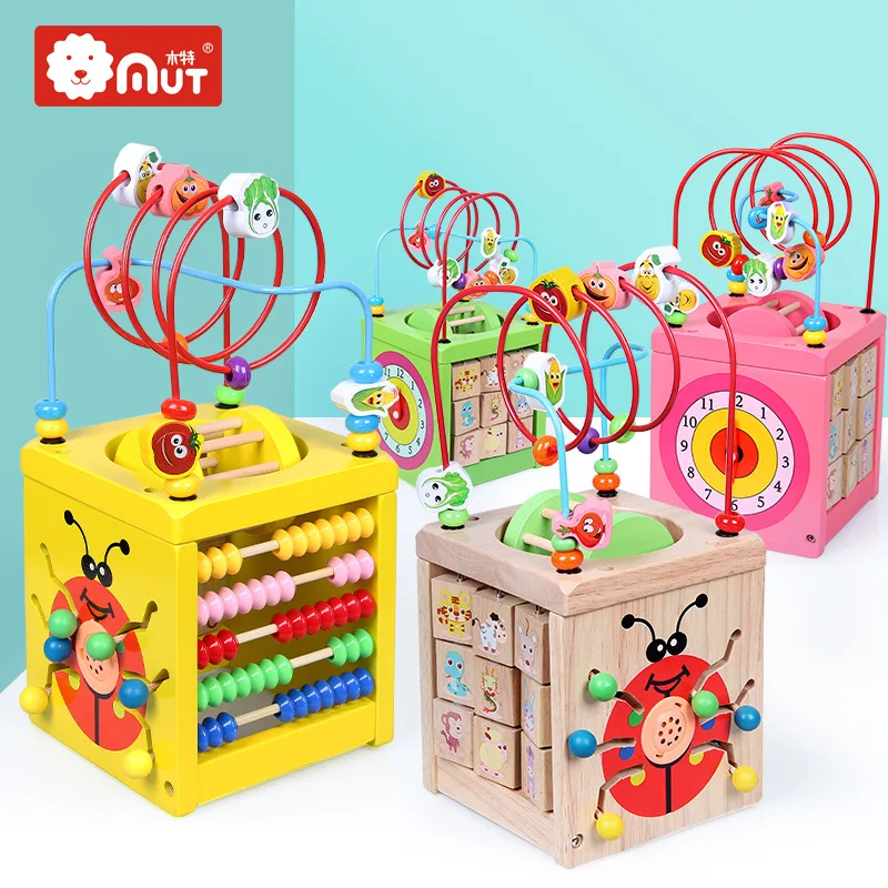 Wooden Qualitative Infants Children Beaded Bracelet Multi-functional Bead-stringing Toy Treasure Chest Early Childhood Education
Wooden Qualitative Infants Children Beaded Bracelet Multi-functional Bead-stringing Toy Treasure Chest Early Childhood Education