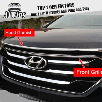 Car style For Santa Fe IX45 2013-2014 high quality chrome Garnish + Front Grille Around Trim
Car style For Santa Fe IX45 2013-2014 high quality chrome Garnish + Front Grille Around Trim