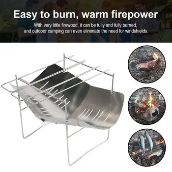 Silver 201 Stainless Steel Charcoal Stove Stove Pot Camping Stove Portable BBQ Picnic BOIL Compact Cooking System Hiking Cooker
Silver 201 Stainless Steel Charcoal Stove Stove Pot Camping Stove Portable BBQ Picnic BOIL Compact Cooking System Hiking Cooker