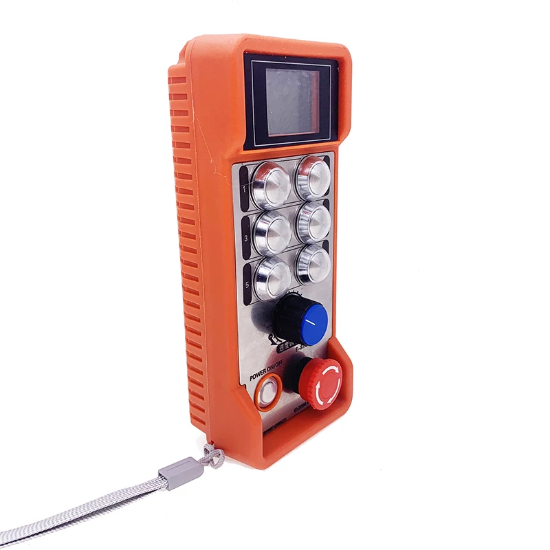 LCC Customized 1 Analog 6 buttons industrial hoist crane radio remote control