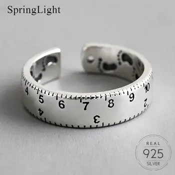 Springlight Retro Scale Ruler Ring Real 925 Sterling Silver Creative Handmade Unique Designer Fine Jewelry Rings for Women Gift
Springlight Retro Scale Ruler Ring Real 925 Sterling Silver Creative Handmade Unique Designer Fine Jewelry Rings for Women Gift
