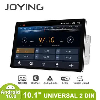 Joying 2 din car radio GPS Navigation head unit 4GB RAM&64GB ROM universal 10.1 inch IPS support 4G/Carplay/Android auto RDS WIF
Joying 2 din car radio GPS Navigation head unit 4GB RAM&64GB ROM universal 10.1 inch IPS support 4G/Carplay/Android auto RDS WIF