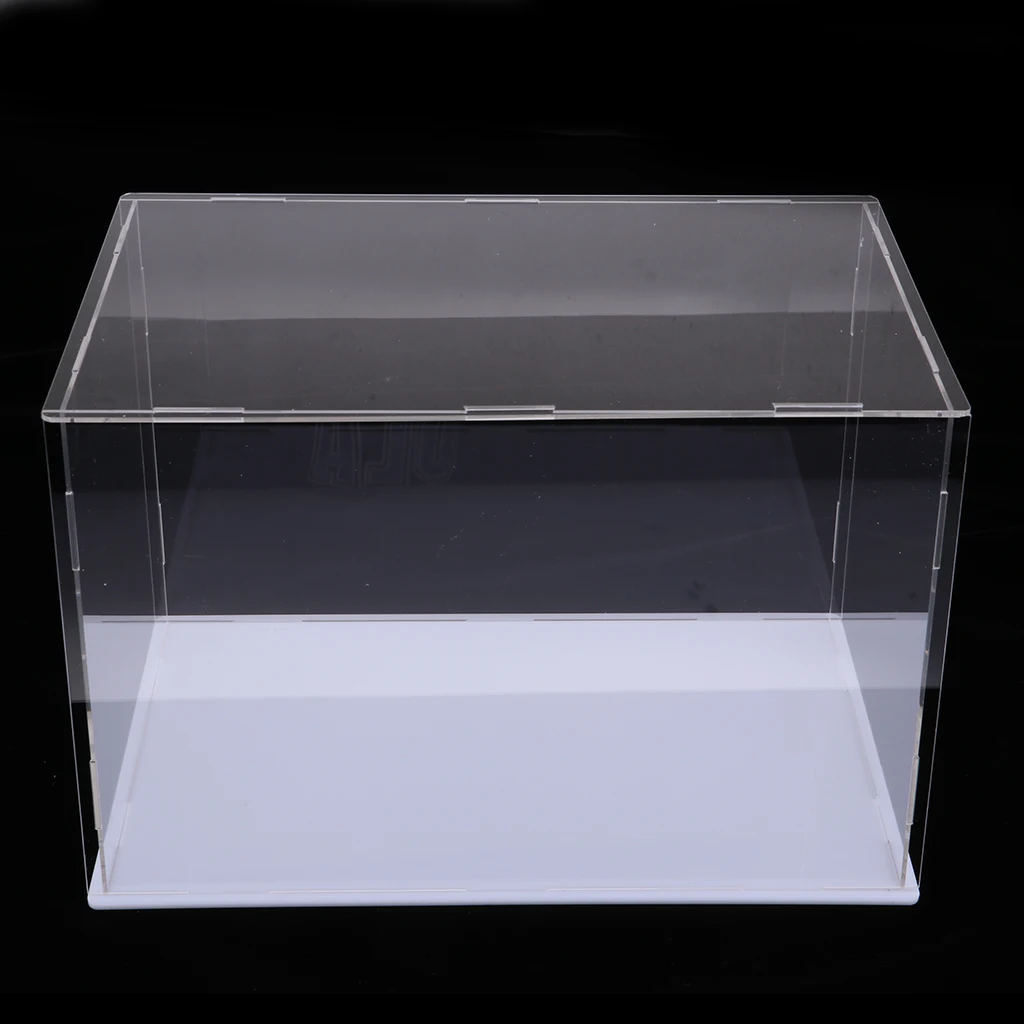 Прозрачный акриловый чехол коробка 36x16x16 см Perspex Cube для мини кукол|Наборы сборки