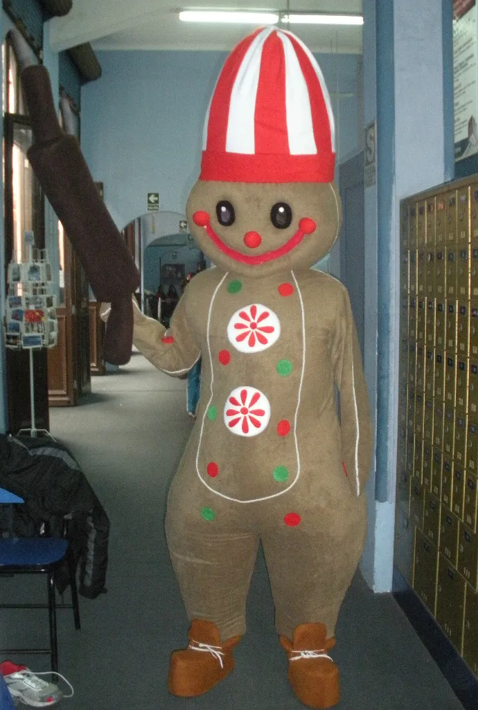 New Version the ginger cookie boy Mascot Costume Adult Birthday Party Fancy Dress Halloween Cosplay Outfits Clothing Xmas
New Version the ginger cookie boy Mascot Costume Adult Birthday Party Fancy Dress Halloween Cosplay Outfits Clothing Xmas