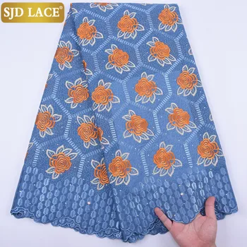 SJD LACE Sky blue Swiss Voile Lace In Switzerland With Stones Embroiderey Flower African Dry Lace Fabric For Nigerian Party2009B
SJD LACE Sky blue Swiss Voile Lace In Switzerland With Stones Embroiderey Flower African Dry Lace Fabric For Nigerian Party2009B