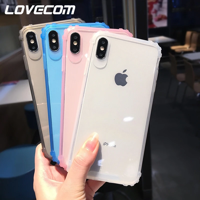 LOVECOM Shockproof Phone Case For iPhone 11 Pro Max XR XS Max 6 6S 7 8 Plus X Soft TPU Solid Color Clear Back Cover Coque
LOVECOM Shockproof Phone Case For iPhone 11 Pro Max XR XS Max 6 6S 7 8 Plus X Soft TPU Solid Color Clear Back Cover Coque