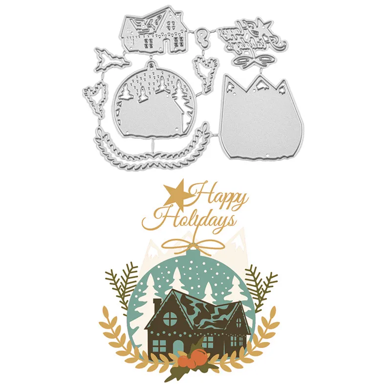 InLoveArts Christmas Dies Tree Snow House Metal Cutting Dies 2019 for Card Making Scrapbooking Embossing Cuts Stencil Craft Dies 
InLoveArts Christmas Dies Tree Snow House Metal Cutting Dies 2019 for Card Making Scrapbooking Embossing Cuts Stencil Craft Dies