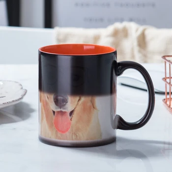 11oz Personalized Magic Mug Custom Magic Photo Mugs Heart Shape Handle Color Changing Mug Black Red Blue Ceramic Gift Cup
11oz Personalized Magic Mug Custom Magic Photo Mugs Heart Shape Handle Color Changing Mug Black Red Blue Ceramic Gift Cup
