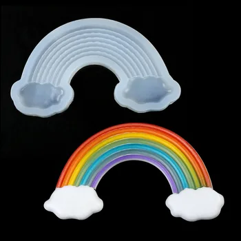1pc New White Large Rainbow Cloud Pendant Epoxy Resin Silicone Mold Fondant Cake Decoration DIY Jewelry Making
1pc New White Large Rainbow Cloud Pendant Epoxy Resin Silicone Mold Fondant Cake Decoration DIY Jewelry Making