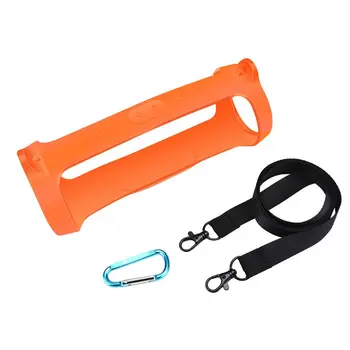 Silicone Case Cover Skin With Strap Carabiner for Charge 4 Portable Wireless Bluetooth Speaker
Silicone Case Cover Skin With Strap Carabiner for Charge 4 Portable Wireless Bluetooth Speaker