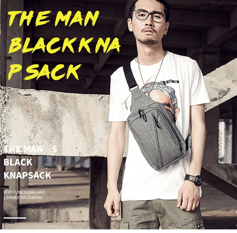 Creative-Men Casual Shoulder Bag Chest Pack Wear-Resistant Convenient Oxford Bag Add Logo
Creative-Men Casual Shoulder Bag Chest Pack Wear-Resistant Convenient Oxford Bag Add Logo