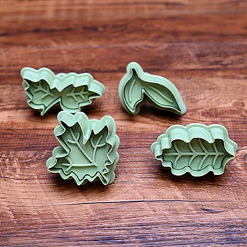 4Pcs/set Leaf Shape Cookie Cutters Biscuit Mold Plastic Cookies Spring Plunger Fondant Mold DIY Baking Tool Kitchen Accessories
4Pcs/set Leaf Shape Cookie Cutters Biscuit Mold Plastic Cookies Spring Plunger Fondant Mold DIY Baking Tool Kitchen Accessories