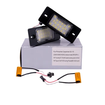 2Pcs/Set Canbus Error Free LED Number License Plate Lights Base For VW Touareg Tiguan Golf 5 Passat B5 Car-Styling bulb
2Pcs/Set Canbus Error Free LED Number License Plate Lights Base For VW Touareg Tiguan Golf 5 Passat B5 Car-Styling bulb