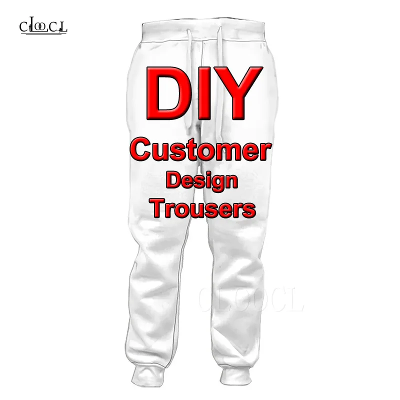3D Printed DIY Design Pants Custom Sweatpants Men Women Trousers DIY Customize Hip Hop Streetwear Male Pants Sport Gym Clothing
3D Printed DIY Design Pants Custom Sweatpants Men Women Trousers DIY Customize Hip Hop Streetwear Male Pants Sport Gym Clothing