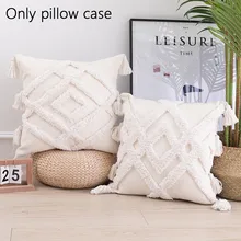Boho Style Cushion Cover Tassel Pillow Case Square Cotton Linen Handmade Tuft Macrame Throw Pillow Case Home Sofa Car Decor
Boho Style Cushion Cover Tassel Pillow Case Square Cotton Linen Handmade Tuft Macrame Throw Pillow Case Home Sofa Car Decor