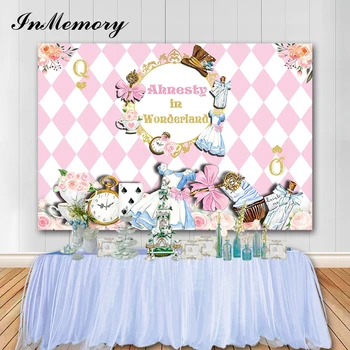 InMemory Photocall Photo Backdrop Alice In Wonderland Kids Birthday Party Custom Photo Studio Background Photographic Background
InMemory Photocall Photo Backdrop Alice In Wonderland Kids Birthday Party Custom Photo Studio Background Photographic Background