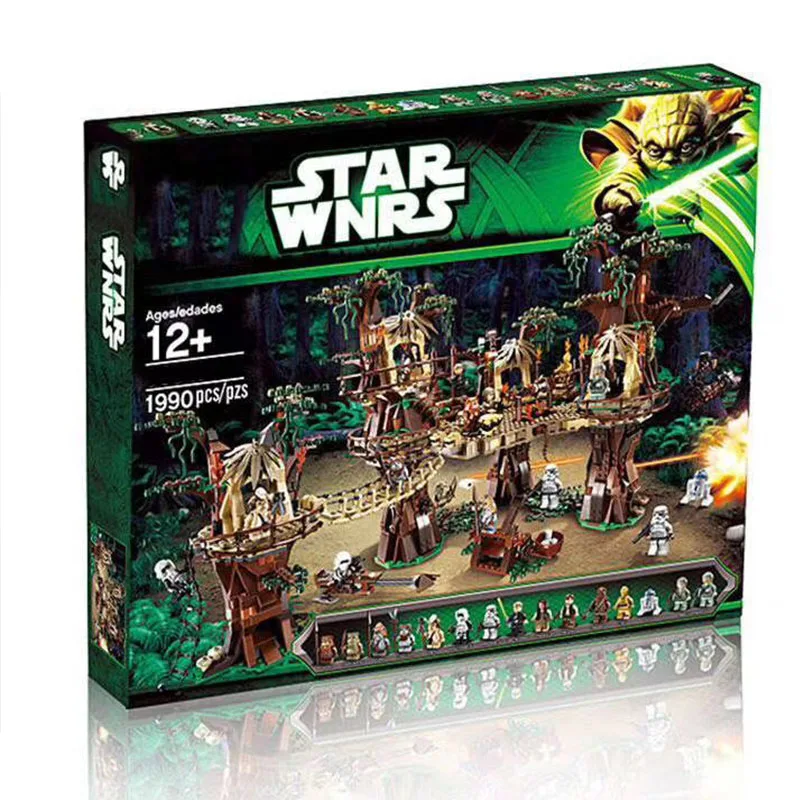 in stock Lepining 1990PCS Star Plan Wars Ewok Village forest Model Building Blocks Toy Bricks for Kids Christmas Gift
in stock Lepining 1990PCS Star Plan Wars Ewok Village forest Model Building Blocks Toy Bricks for Kids Christmas Gift