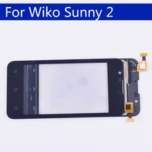 Écran tactile pour Wiko Sunny 2, 4.0 pouces, verre, sans LCD, pièces de rechange=