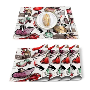 Cosmetic Perfume Lipstick Moisturizer Placemat Washable Cotton Linen Table Cloth Pad Mat Rectangle Placemats Heat Resistant
Cosmetic Perfume Lipstick Moisturizer Placemat Washable Cotton Linen Table Cloth Pad Mat Rectangle Placemats Heat Resistant