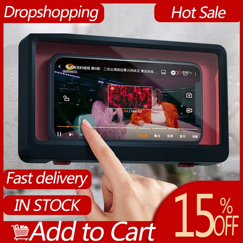 Universal Waterproof Phone Case Water Proof Bag Mobile Phone Pouch Wall Mounted Phone Case Holder Bathroom Toilet Phone Storage
Universal Waterproof Phone Case Water Proof Bag Mobile Phone Pouch Wall Mounted Phone Case Holder Bathroom Toilet Phone Storage
