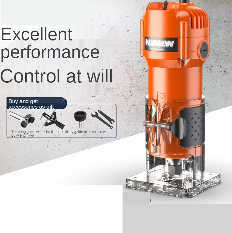 High-power woodworking trimmer multi-function household opening power tool woodworking slotting machine
High-power woodworking trimmer multi-function household opening power tool woodworking slotting machine