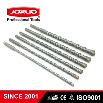 

Electric Hammer Drill Bits 260mm 6/8/10/12/14/16/18mm Crosshead Twin Spiral SDS Plus for Masonry Concrete Rock Stone