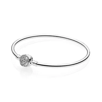 NEW 925 Sterling Silver Classic mickey kBeauty & The Beast Bangle Bracelet Clear CZ For Women Stylish luxury Bangle DIY Jewelry 
NEW 925 Sterling Silver Classic mickey kBeauty & The Beast Bangle Bracelet Clear CZ For Women Stylish luxury Bangle DIY Jewelry