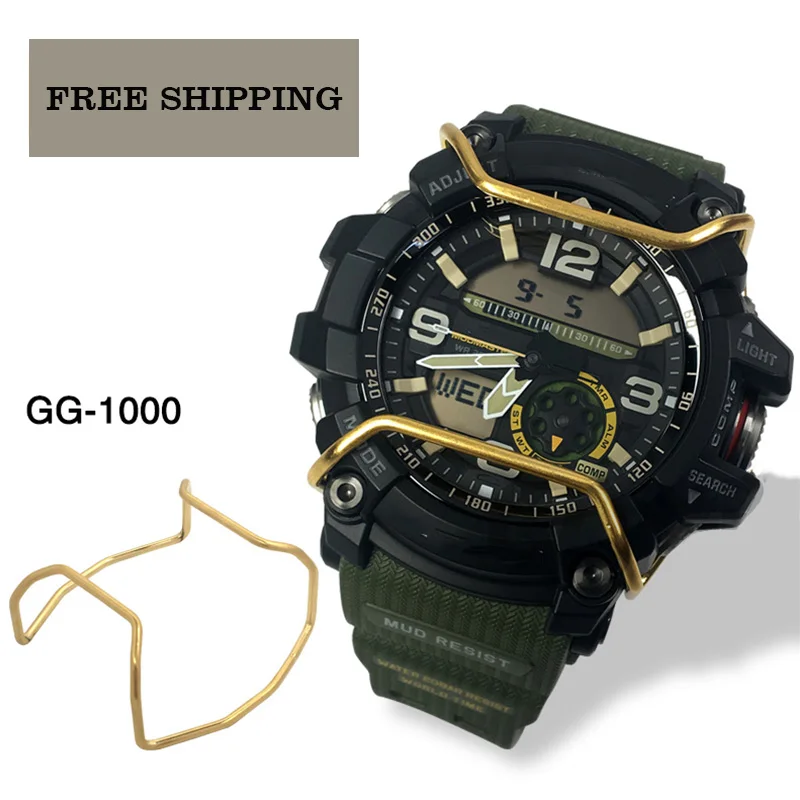 GX56/GG1000/GWG100 красочные бамперы для часов Casio G SHOCK аксессуары из нержавеющей стали