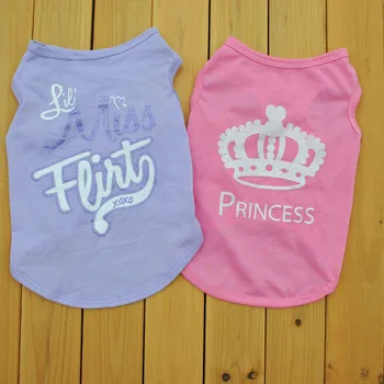 Pink Crown Pattern Pet Clothes for Dogs Cute Pet Dog Clothes Summer Dog Clothes for French Bulldog Beautiful Summer Puppy Vests
Pink Crown Pattern Pet Clothes for Dogs Cute Pet Dog Clothes Summer Dog Clothes for French Bulldog Beautiful Summer Puppy Vests