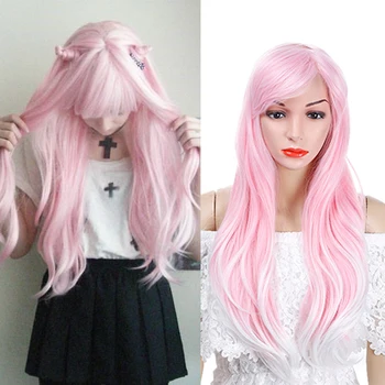 AILIADE Long Straight Hair Wigs for Black Women African American Synthetic Hair pink Wigs with Bangs Heat Resistant Wig
AILIADE Long Straight Hair Wigs for Black Women African American Synthetic Hair pink Wigs with Bangs Heat Resistant Wig