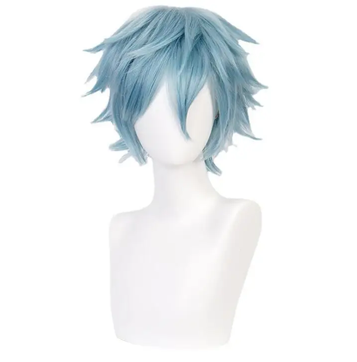 30 см парики аниме Моя геройская Академия Boku no Hiro Akademia Shigaraki Tomura Короткие Серые Синие смешанные искусственные
30 см парики аниме Моя геройская Академия Boku no Hiro Akademia Shigaraki Tomura Короткие Серые Синие смешанные искусственные