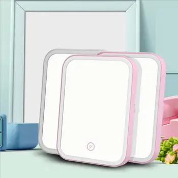 Portable LED Lighted Touch Dimmer Brightness Square Table Makeup Cosmetic Touch Screen Mirror 3 modes of brightness With battery
Portable LED Lighted Touch Dimmer Brightness Square Table Makeup Cosmetic Touch Screen Mirror 3 modes of brightness With battery