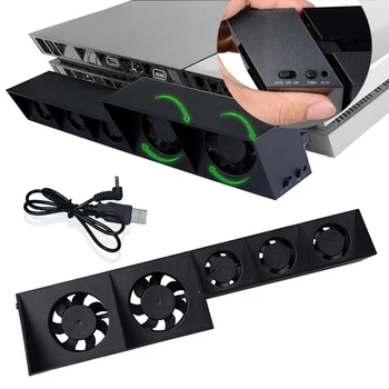 PS4 Accessories Temperature Control Cooler Cooling Fan Playstation 4 Console External Turbo Fans for SONY Playstation
PS4 Accessories Temperature Control Cooler Cooling Fan Playstation 4 Console External Turbo Fans for SONY Playstation