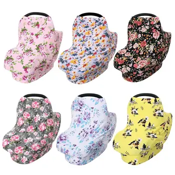 Cotton Baby Breastfeeding Towel Multi-function Safety Seat Cushion Shopping Cart Mat Floral Pattern Newborn Stroller Cover
Cotton Baby Breastfeeding Towel Multi-function Safety Seat Cushion Shopping Cart Mat Floral Pattern Newborn Stroller Cover