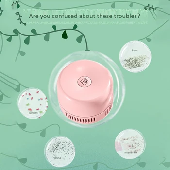 Useful Desktop Vacuum Cleaner Small Size Clean Scraps Machine Portable Dust Collector for Notebook Computer Keyboard Pink
Useful Desktop Vacuum Cleaner Small Size Clean Scraps Machine Portable Dust Collector for Notebook Computer Keyboard Pink