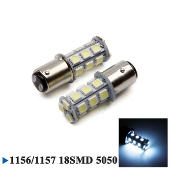 50PCs Car 12V Super Bright Bulb 360 Degree P21W R5W R10W T25 1156 1157 5050 18 SMD LED Light Brake Turn Signal Reverse Lights
50PCs Car 12V Super Bright Bulb 360 Degree P21W R5W R10W T25 1156 1157 5050 18 SMD LED Light Brake Turn Signal Reverse Lights