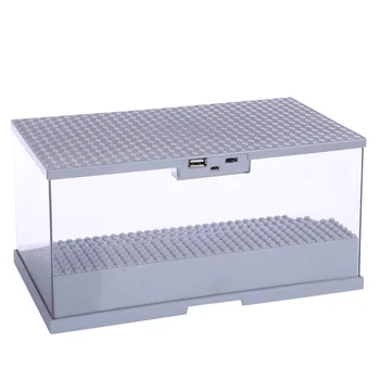 Assembled Acrylic Display Box Dustproof Display Box Show Box with LEDs for Building Blocks Figure Model Display Box Only
Assembled Acrylic Display Box Dustproof Display Box Show Box with LEDs for Building Blocks Figure Model Display Box Only