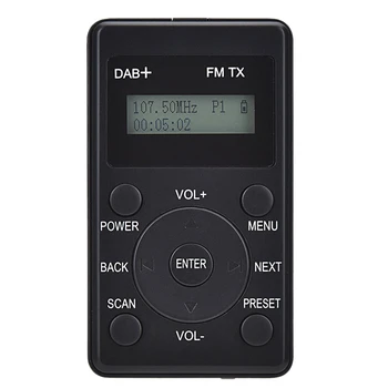 Mini Radio Portable DAB+/DAB/FM Radio Stereo Pocket Radio with LCD Display and Earphones
Mini Radio Portable DAB+/DAB/FM Radio Stereo Pocket Radio with LCD Display and Earphones
