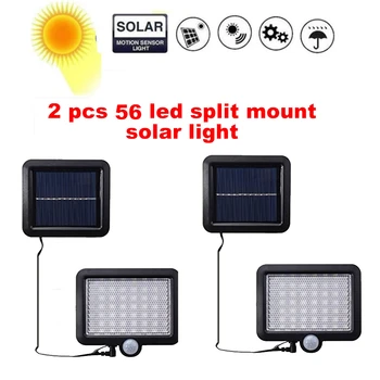 2/4pcs Microwave Radar Motion Sensor Solar Light 100/56/30 LED Super Bright 4 Modes Outdoor Garden Wall Lamp split mount indoor
2/4pcs Microwave Radar Motion Sensor Solar Light 100/56/30 LED Super Bright 4 Modes Outdoor Garden Wall Lamp split mount indoor
