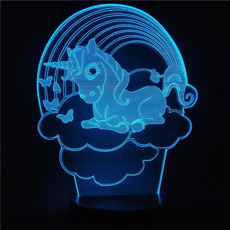 Kid Night Lamp Unicorn Cartoon 3d Night Light for Children LED Acrylic 3d Lamp 7/16 Colors Change LED Table Lamp Xmas Gift
Kid Night Lamp Unicorn Cartoon 3d Night Light for Children LED Acrylic 3d Lamp 7/16 Colors Change LED Table Lamp Xmas Gift