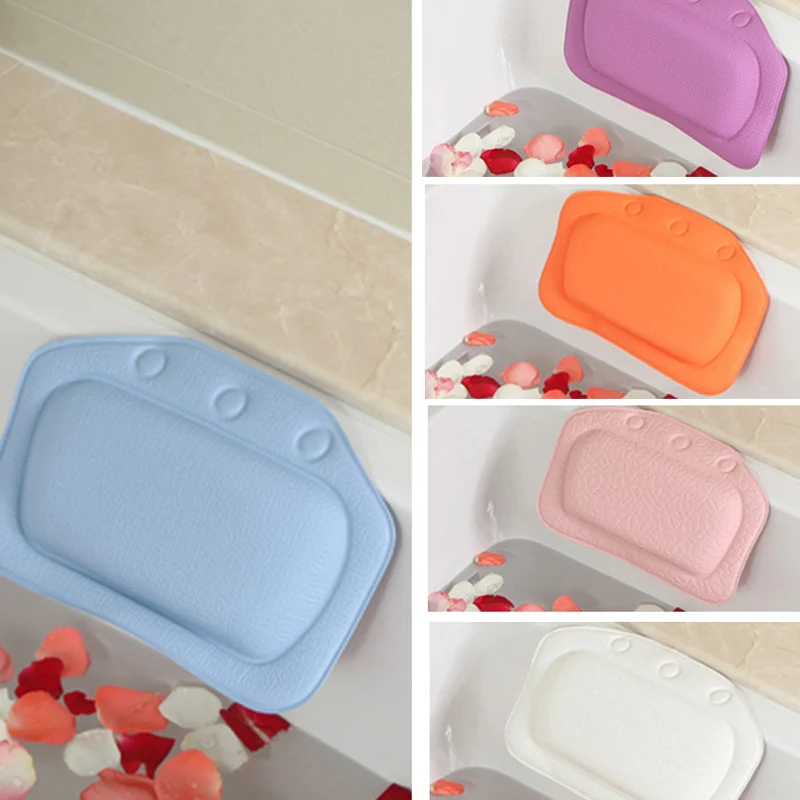1Pcs Bathtub Pillow Waterproof PVC Foam Sponge Cushion Head Neck Rest Pillows With Suction Cups Bathroom Accessories
1Pcs Bathtub Pillow Waterproof PVC Foam Sponge Cushion Head Neck Rest Pillows With Suction Cups Bathroom Accessories