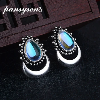 PANSYSEN Top Quality Water Drop 12*20mm Created Moonstone Stud Earrings for Women 925 Silver Jewelry Earrings Wholesale Gifts
PANSYSEN Top Quality Water Drop 12*20mm Created Moonstone Stud Earrings for Women 925 Silver Jewelry Earrings Wholesale Gifts