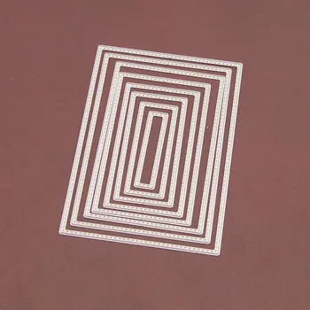 Rectangular Metal Cutting Dies for DIY Scrapbooking Crafts Basic Frame Dies Cut Stencils Maker Photo Album Handmade Decoration
Rectangular Metal Cutting Dies for DIY Scrapbooking Crafts Basic Frame Dies Cut Stencils Maker Photo Album Handmade Decoration