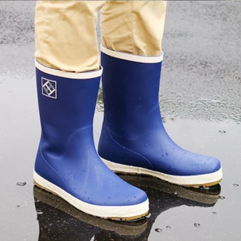Rubber Rain Boots Men Water Shoes 2019 PVC Gummistiefel Rainboots Slip On Flat Anti-slip High Quality Plus Size 46 Botas Hombre
Rubber Rain Boots Men Water Shoes 2019 PVC Gummistiefel Rainboots Slip On Flat Anti-slip High Quality Plus Size 46 Botas Hombre