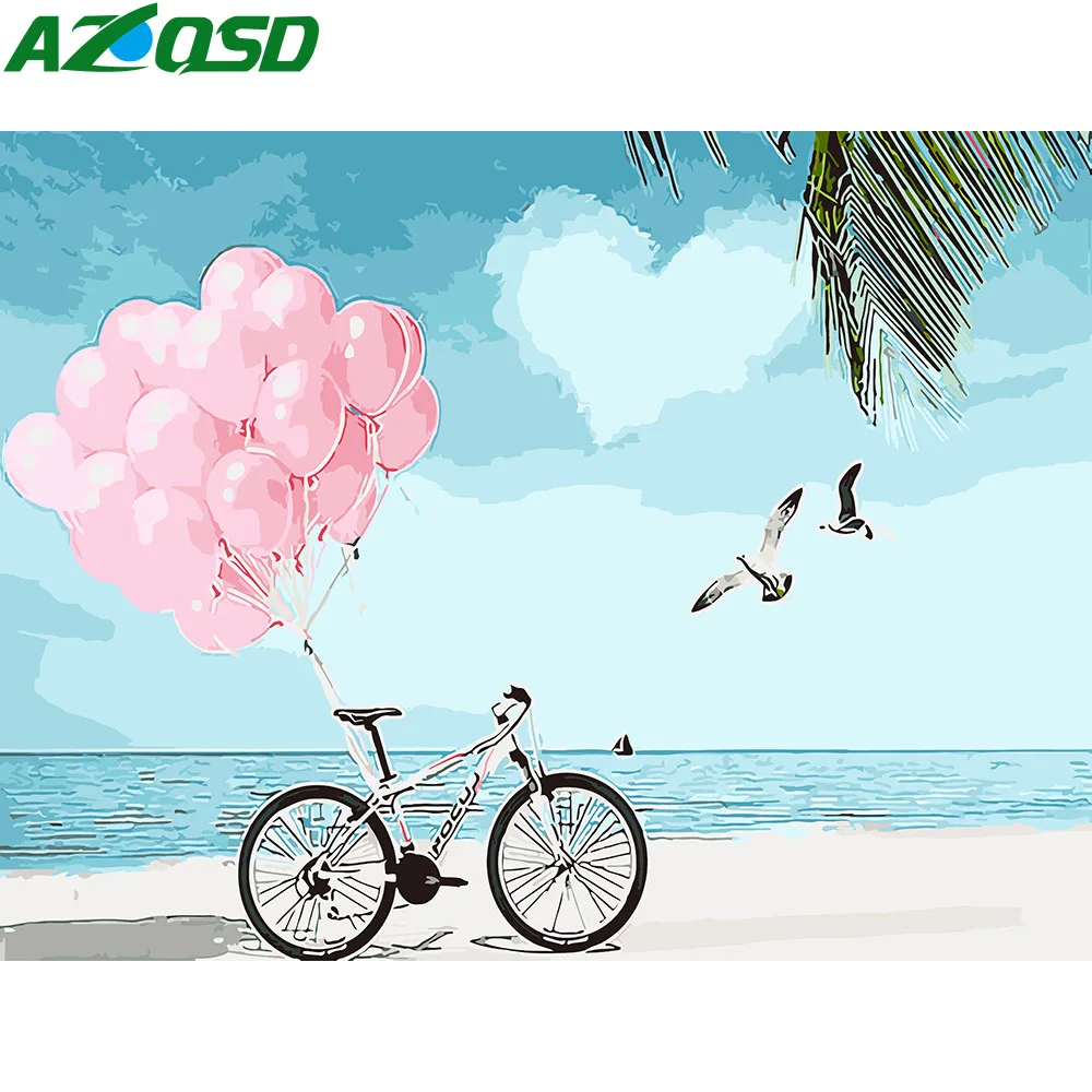AZQSD Painting By Numbers Seaside Scenery Pictures By Numbers Wall Art Summer Landscape Diy Paint Canvas Hand Painted Home Decor
AZQSD Painting By Numbers Seaside Scenery Pictures By Numbers Wall Art Summer Landscape Diy Paint Canvas Hand Painted Home Decor