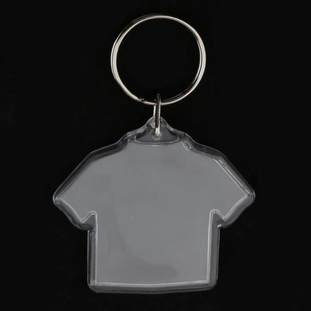 20pcs/Pack Blank Clear Acrylic Keyring Square 45mm Photo Insert Keychain Creative Gift 20pcs/Pack Blank Clear Acrylic Keyring Square 45mm Photo Insert Keychain Creative Gift