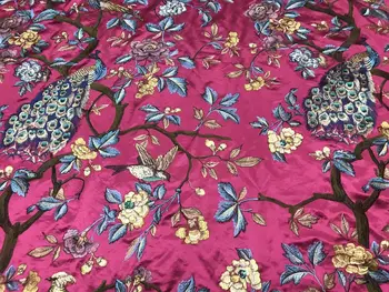 140 Width Silk Cotton Embroidered fabric Chinese Dress Cheongsam Fabric Cloth
140 Width Silk Cotton Embroidered fabric Chinese Dress Cheongsam Fabric Cloth